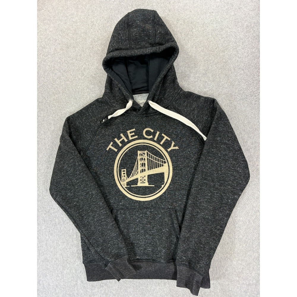 Golden State Warriors Screened Logo Basketball Hoodie Sweatshirt (Men's Small)